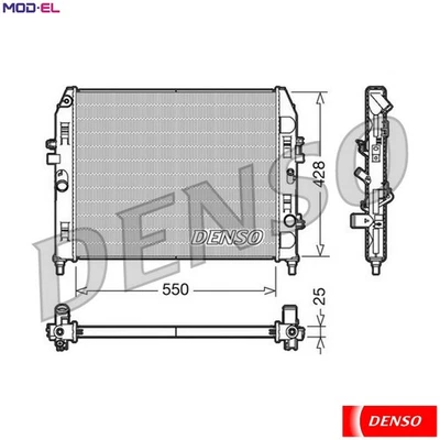 RADIATOR ENGINE COOLING DRM44008 FOR MAZDA ROADSTER/III MX-5/Mk MIATA 1.8L 4cyl - Image 1 of 4
