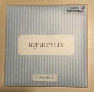 Close To My Heart My Acrylix Stamp Set C1075 “Teen Princess” Scrapbooking, Arts - Picture 1 of 3