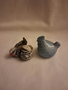 Gallinas coleccionables dos pollitos decorativos  - Imagen 1 de 5