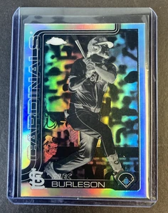 2025 Topps Chrome Alec Burleson rifrattore negativo #281 - Foto 1 di 2