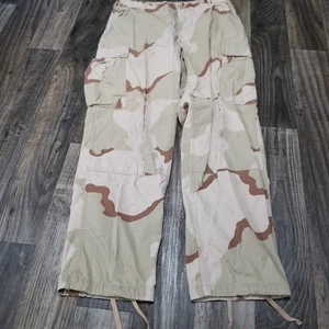 Military Issue Pants Mens Medium Regular Cargo Desert Camouflage Combat Camo Y2k - Picture 1 of 16