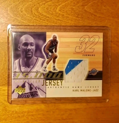 2002-03 Upper Deck 15.000 Point Club Karl Malone Juego Camiseta Parche Joya Exquisita Foto 1 de 4