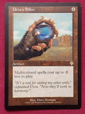 Magic The Gathering INVASION URZA'S FILTER artifact card MTG - Image 1 of 2