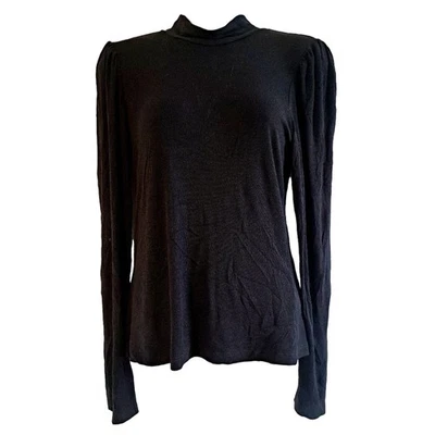 LNA Open Back Micro Rib Long Sleeve Top - Image 1 of 4