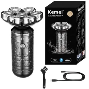 7-Blade Professional Beard Hair Electric Shaver Electric Razor Bald Shaving Men - Picture 1 of 7