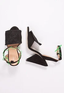 Paloma Barcelo Norah High Heels NP240€! OHNEBand Sandalen Sandaletten Schwarz 37 - Bild 1 von 11
