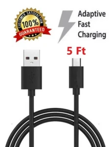 3Pack 5FT Micro USB Data Fast Charger Cable for Samsung Galaxy Note 4 5 S6 S7 LG - Picture 1 of 5