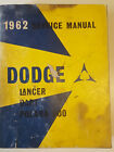 Workshop Manual  Shop Manual Dodge Lancer Dart And Polara Polara 500 1962