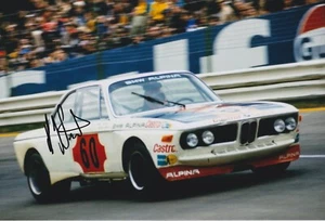 Foto firmada a mano por Hans-Joachim BMW 12x8 autógrafo de Le Mans - Imagen 1 de 1