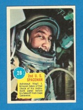 Topps 1963 NASA Astronauts 2nd U.S. Spaceman Virgil Grissom #28