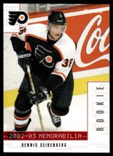 2002-03 Be a Player Memorabilia Ruby Dennis Seidenberg 177/200 Philadelphia