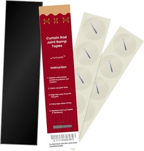 Curtain Rod Joint Tapes (10 Pieces for 10 Rod Joints) - Picture 1 of 8