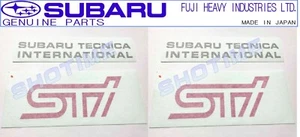 SUBARU GENUINE 00-04 GDB Impreza WRX STI Fog Lamp Light Cover Decal Set - Bild 1 von 1