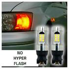 Pair Pwy24w Amber Led Indicator Bulbs Canbus Error Free For Ford Tourneo Connect