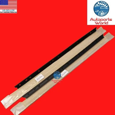 JUEGO DE 2 TIRAS DE VIDRIO PARA PUERTA INTERIOR DERECHA E IZQUIERDA ORIGINAL LEXUS 02-10 SC430 Foto 1 de 3