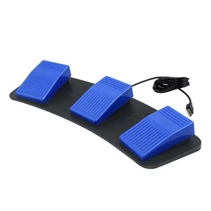 USB Triple Foot Switch Pedals Instrument Control Keyboard Replaces 3 Pedal - Picture 1 of 7