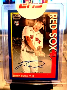 2022 Topps Heritage #22/50 Jarren Duran Azul Instantáneas Automáticas #7 Selladas de Fábrica - Imagen 1 de 9