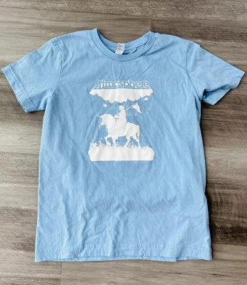 American Apparel Youth Atmosphere T-Shirt Blue Size 12 USA - Image 1 of 4