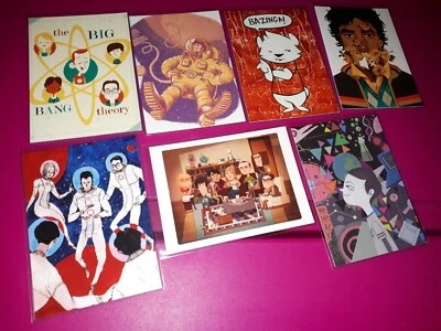 THE BIG BANG THEORY SEASON 6 & 7 ARTIST SERIES COMPLETE SET CARDS #01-07 - Image 1 of 4