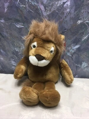 De colección Nuevo Con Etiquetas Russ León Marioneta de Mano Rey de la Selva 16" Peluche Marrón “Rugidos” #121 Foto 1 de 4
