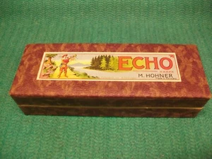 ARMÓNICA DE ECO M. HOHNER (SOLO CAJA) - Imagen 1 de 9