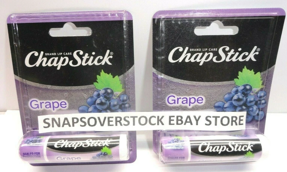 ChapStick Grape 2 Sticks Lip Balm Chap Stick