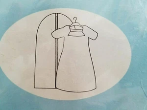 lot 2 GARMENT DRESS STORAGE BAGS 23.5 X 45.8" Resolve to Organize New Sealed - Picture 1 of 6