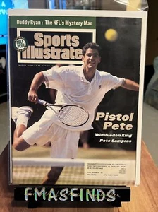 E1 1994 PETE SAMPRAS WIMBLEDON TENNIS Sports Illustrated - Picture 1 of 1