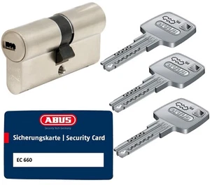 ABUS EC660 Profilzylinder Gleichschließend Schließanlage mit 3 Schlüssel - Bild 1 von 1