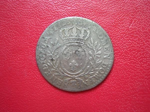 FRANKREICH MÜNZE DIXIEME D ECU LOUIS XV 1726 Z GRENOBLE (A3208) - Bild 1 von 2