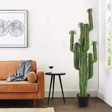 150cm Large Artificial Cactus in Pot Fake Garden Outdoor Plant Home Office Decor