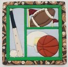 Quilted Boys Sports Bedroom Home Decor Sign Decoration 