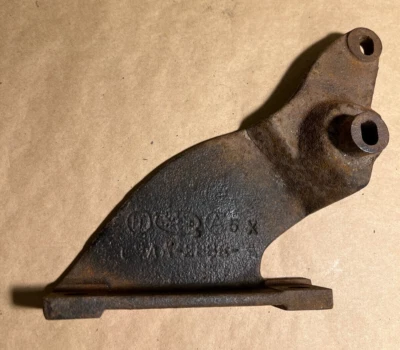 1965 1966 Ford Mustang 289 A/C Compressor Support Bracket, Dog Leg OEM Used C5AA - Image 1 of 3