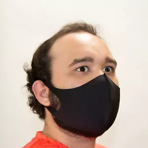 Maschera Viso in Tessuto Tecnico - Lavabile, Traspirante, Durevole! - Foto 1 di 4