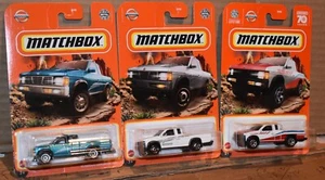 Matchbox 1995 NISSAN HARDBODY (D21) LOT OF 3 NEW - Picture 1 of 8