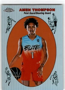2021-22 Topps Chrome Overtime Elite #69TB-21 Amen Thompson 1969 Topps Basketball - Picture 1 of 2