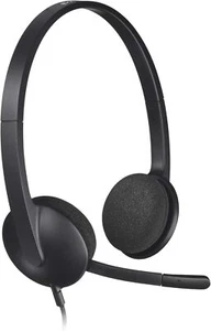 Logitech H340 Przewodowy zestaw słuchawkowy Słuchawki z mikrofonem z redukcją szumów USB - Zdjęcie 1 z 9