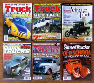 TRUCK MAGAZINE LOT: 6x 2003-14 Classic Retro Antique Vintage Street Custom Build - Picture 1 of 3