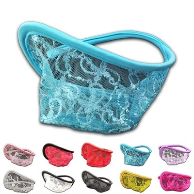 Stylisches Herren C String Höschen mit Blumenmuster und provokantem Design - Bild 1 von 4