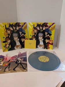 Persona 4 Golden Vinyl Record Blue Limited Soundtrack Album Video Game OST Art - Imagen 1 de 22