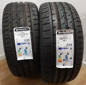 2 x NEU CONTINENTAL 245/45 R18 96W Sport Contact 3 E 3E * RUNFLAT Sommerreifen - Bild 1 von 5