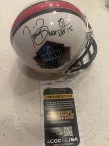 Tim Brown Autograph Raiders HOF Mini Helment. JSA - Picture 1 of 2