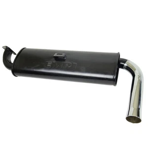 Silenciador silencioso, con punta cromada, brida de 3 pernos, para Beetle Dunebuggy y VW - Imagen 1 de 1