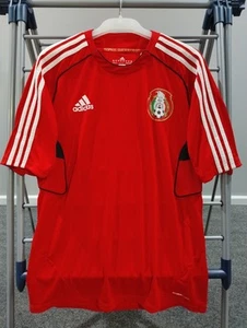 Adidas Mexico Football Soccer National Training Jersey Climacool Red Medium - Bild 1 von 5