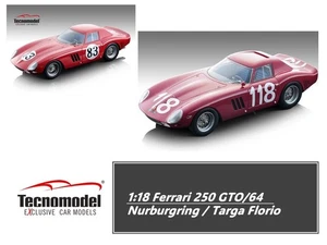 TECNOMODEL Mythos 1/18 - Ferrari 250 GTO/64 Racecar *2 versions* - Foto 1 di 6