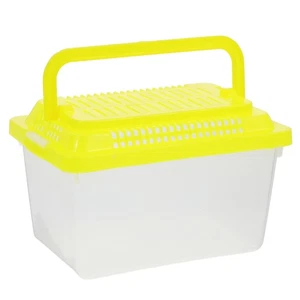 Pecera Portátil Portátil Acuario Pecera Tortuga Caja (Color Aleatorio) Reino Unido - Imagen 1 de 12