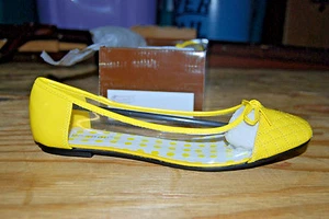 Flats Clear and Quilted  Bamboo Rose 39  New in Box   S3944 - Picture 1 of 10