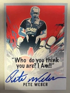 Pete Weber Authentic Autographed Card - Picture 1 of 2