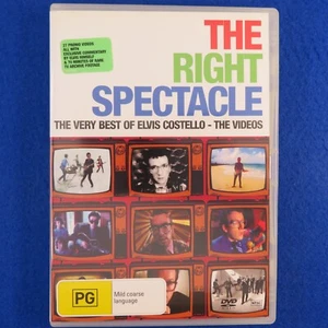 The Right Spectacle The Very Best Of Elvis Costello The Videos - DVD - Region 4 - Picture 1 of 2