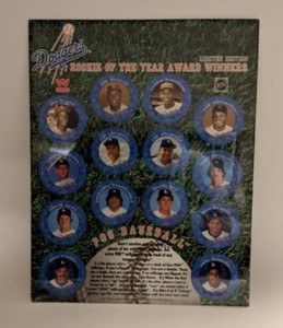 VINTAGE 1995 DODGERS Rookie Of The Year Winners LIMITED EDITION POG Sheet SGA